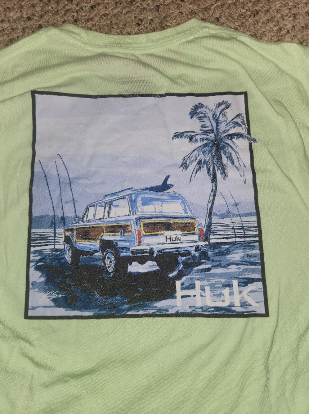 Men's Huk Old Jeep Wagoneer T-Shirt